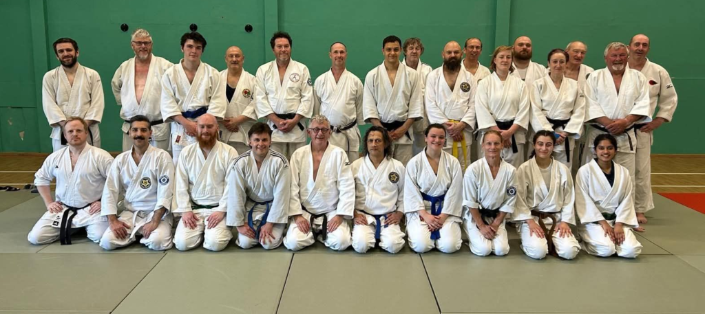 Aikido taking part in the 2026 BAA Spring School, held at the Winchester Aikido Club