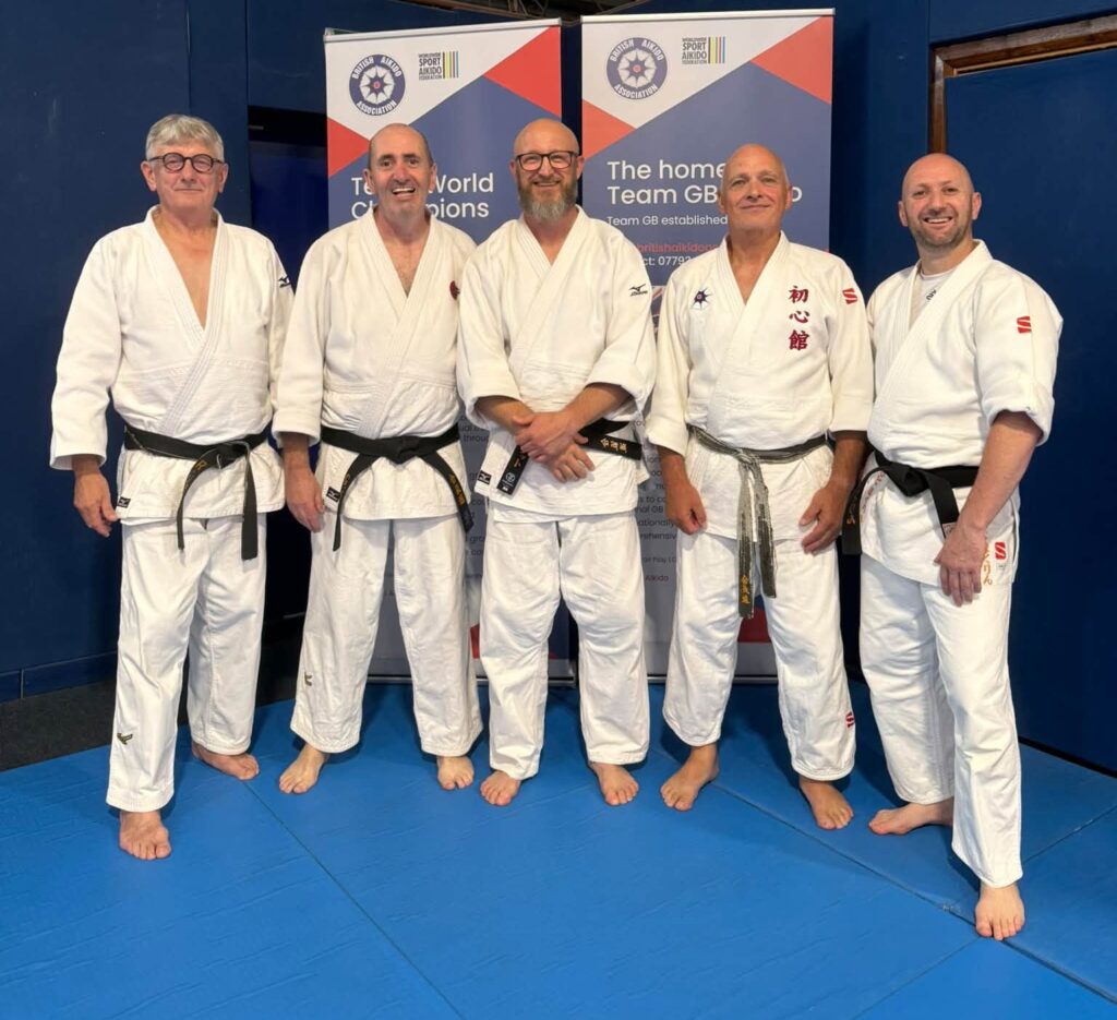 Bob, Garrett, Mike, Shaun and Keith at the BAA 60th Anniversary Course